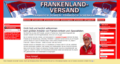 Desktop Screenshot of frankenland-versand.de